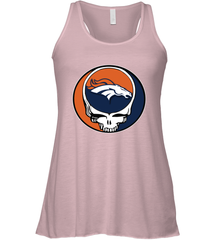 Denver Broncos Grateful Dead Steal Your Face NFL Football Womens Racerback Tank Top Womens Racerback Tank Top - VeigarTee