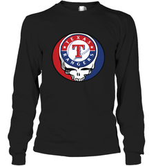 Texas Rangers Grateful Dead Steal Your Face Baseball Adult Long Sleeve T-Shirt Adult Long Sleeve T-Shirt - VeigarTee