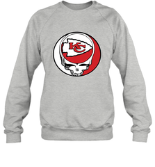 Kansas City Chiefs Grateful Dead Steal Your Face NFL Football Adult Sweatshirt Adult Sweatshirt - VeigarTee