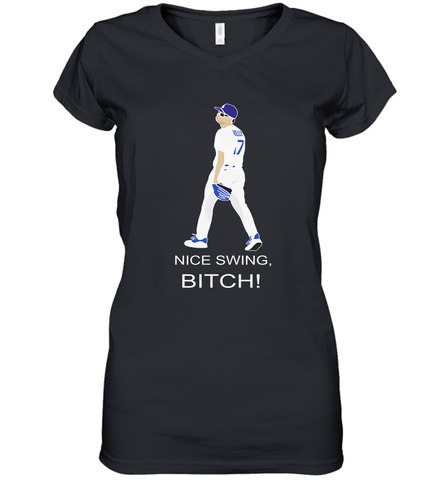 Joe Kelly Nice Swing Bitch Fight Club Womens V-Neck T-Shirt