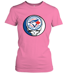Toronto Blue Jays Grateful Dead Steal Your Face Baseball Womens T-Shirt Womens T-Shirt - VeigarTee