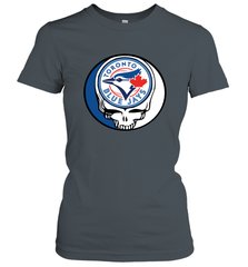 Toronto Blue Jays Grateful Dead Steal Your Face Baseball Womens T-Shirt Womens T-Shirt - VeigarTee