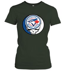 Toronto Blue Jays Grateful Dead Steal Your Face Baseball Womens T-Shirt Womens T-Shirt - VeigarTee