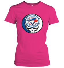 Toronto Blue Jays Grateful Dead Steal Your Face Baseball Womens T-Shirt Womens T-Shirt - VeigarTee