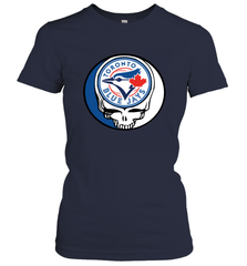 Toronto Blue Jays Grateful Dead Steal Your Face Baseball Womens T-Shirt Womens T-Shirt - VeigarTee