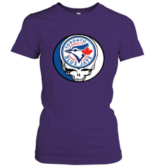 Toronto Blue Jays Grateful Dead Steal Your Face Baseball Womens T-Shirt Womens T-Shirt - VeigarTee