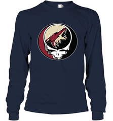 Arizona Coyotes Grateful Dead Steal Your Face Hockey NHL Adult Long Sleeve T-Shirt Adult Long Sleeve T-Shirt - VeigarTee