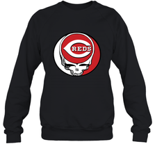 Cincinnati Reds Grateful Dead Steal Your Face Baseball Adult Sweatshirt Adult Sweatshirt - VeigarTee