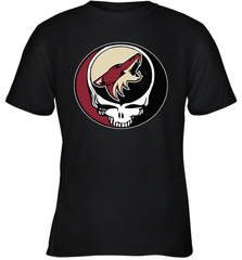 Arizona Coyotes Grateful Dead Steal Your Face Hockey NHL Youth T-Shirt Youth T-Shirt - VeigarTee