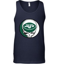 New York Jets Grateful Dead Steal Your Face NFL Football Mens Tank Top