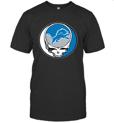 Detroit Lions Grateful Dead Steal Your Face NFL Football Mens T-Shirt