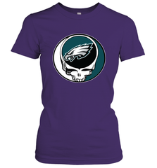 Philadelphia Eagles Grateful Dead Steal Your Face NFL Football Womens T-Shirt Womens T-Shirt - VeigarTee
