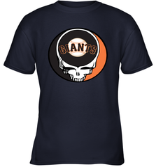 San Francisco Giants Grateful Dead Steal Your Face Baseball Youth T-Shirt Youth T-Shirt - VeigarTee