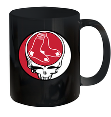 Boston Red Sox Grateful Dead Steal Your Face Baseball Ceramic Mug 11oz Ceramic Mug 11oz - VeigarTee