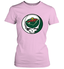 Minnesota Wild Grateful Dead Steal Your Face Hockey NHL Womens T-Shirt Womens T-Shirt - VeigarTee
