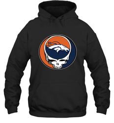 Denver Broncos Grateful Dead Steal Your Face NFL Football Adult Hoodie Sweatshirt