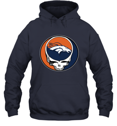 Denver Broncos Grateful Dead Steal Your Face NFL Football Adult Hoodie Sweatshirt