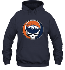 Denver Broncos Grateful Dead Steal Your Face NFL Football Adult Hoodie Sweatshirt Adult Hoodie Sweatshirt - VeigarTee
