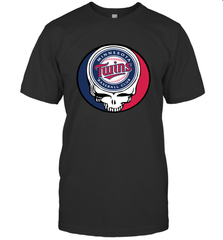 Minnesota Twins Grateful Dead Steal Your Face Baseball Mens T-Shirt Mens T-Shirt - VeigarTee