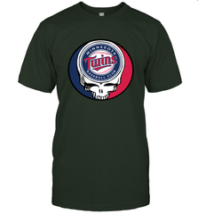 Minnesota Twins Grateful Dead Steal Your Face Baseball Mens T-Shirt Mens T-Shirt - VeigarTee