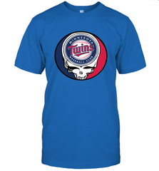 Minnesota Twins Grateful Dead Steal Your Face Baseball Mens T-Shirt Mens T-Shirt - VeigarTee