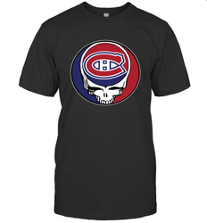 Montreal Canadiens Grateful Dead Steal Your Face Hockey NHL Mens T-Shirt