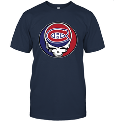 Montreal Canadiens Grateful Dead Steal Your Face Hockey NHL Mens T-Shirt