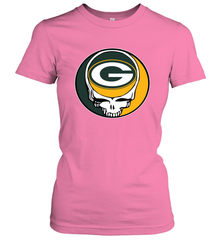 Green Bay Packers Grateful Dead Steal Your Face NFL Football Womens T-Shirt Womens T-Shirt - VeigarTee