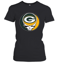 Green Bay Packers Grateful Dead Steal Your Face NFL Football Womens T-Shirt Womens T-Shirt - VeigarTee