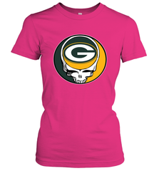 Green Bay Packers Grateful Dead Steal Your Face NFL Football Womens T-Shirt Womens T-Shirt - VeigarTee