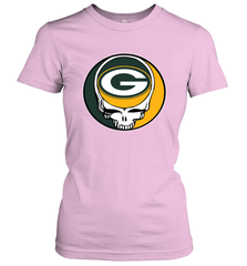 Green Bay Packers Grateful Dead Steal Your Face NFL Football Womens T-Shirt Womens T-Shirt - VeigarTee