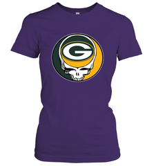Green Bay Packers Grateful Dead Steal Your Face NFL Football Womens T-Shirt Womens T-Shirt - VeigarTee