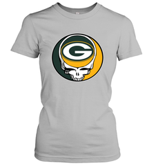 Green Bay Packers Grateful Dead Steal Your Face NFL Football Womens T-Shirt Womens T-Shirt - VeigarTee