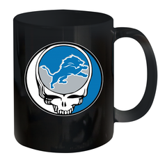 Detroit Lions Grateful Dead Steal Your Face NFL Football Ceramic Mug 11oz Ceramic Mug 11oz - VeigarTee