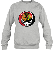 Chicago Blackhawks Grateful Dead Steal Your Face Hockey NHL Adult Sweatshirt Adult Sweatshirt - VeigarTee