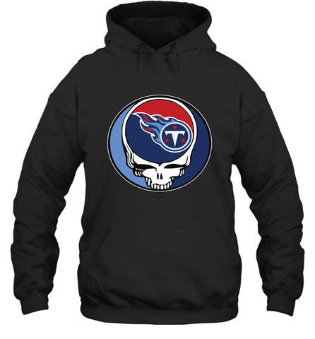 Tennessee Titans Grateful Dead Steal Your Face NFL Football Adult Hoodie Sweatshirt Adult Hoodie Sweatshirt / Black / S Adult Hoodie Sweatshirt - VeigarTee