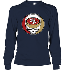 San Francisco 49ers Grateful Dead Steal Your Face NFL Football Adult Long Sleeve T-Shirt Adult Long Sleeve T-Shirt - VeigarTee