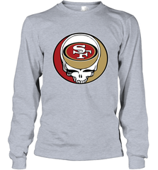 San Francisco 49ers Grateful Dead Steal Your Face NFL Football Adult Long Sleeve T-Shirt Adult Long Sleeve T-Shirt - VeigarTee