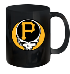Pittsburgh Pirates Grateful Dead Steal Your Face Baseball Ceramic Mug 11oz Ceramic Mug 11oz - VeigarTee