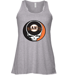 San Francisco Giants Grateful Dead Steal Your Face Baseball Womens Racerback Tank Top