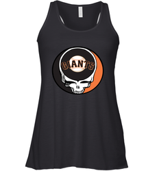 San Francisco Giants Grateful Dead Steal Your Face Baseball Womens Racerback Tank Top