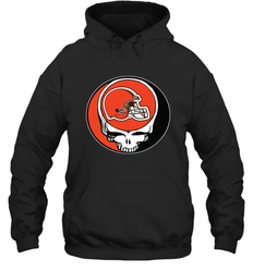 Cleveland Browns Grateful Dead Steal Your Face NFL Football Adult Hoodie Sweatshirt