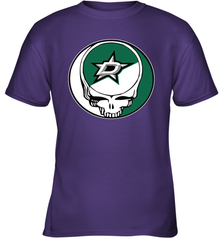 Dallas Stars Grateful Dead Steal Your Face Hockey NHL Youth T-Shirt Youth T-Shirt - VeigarTee