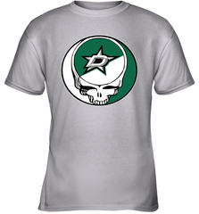 Dallas Stars Grateful Dead Steal Your Face Hockey NHL Youth T-Shirt Youth T-Shirt - VeigarTee