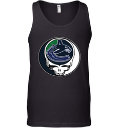 Vancouver Canucks Grateful Dead Steal Your Face Hockey NHL Mens Tank Top