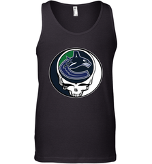 Vancouver Canucks Grateful Dead Steal Your Face Hockey NHL Mens Tank Top Mens Tank Top - VeigarTee