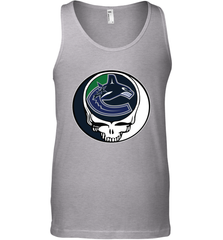 Vancouver Canucks Grateful Dead Steal Your Face Hockey NHL Mens Tank Top Mens Tank Top - VeigarTee