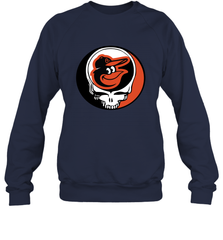 Baltimore Orioles Grateful Dead Steal Your Face Baseball Adult Sweatshirt Adult Sweatshirt - VeigarTee