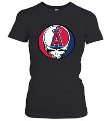 Los Angeles Angels Grateful Dead Steal Your Face Baseball Womens T-Shirt Womens T-Shirt - VeigarTee