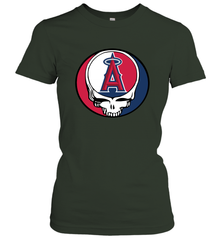 Los Angeles Angels Grateful Dead Steal Your Face Baseball Womens T-Shirt Womens T-Shirt - VeigarTee